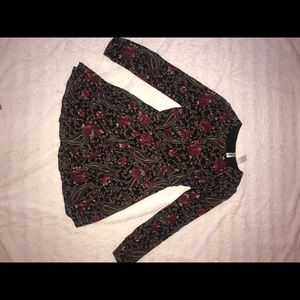 Floral long sleeve dress